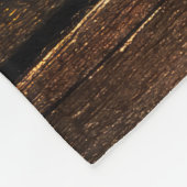 Dunkle Holzplanen Fleecedecke (Ecke)