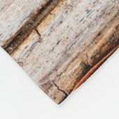 dunkle Holzstruktur. Abstrakter Hintergrund Vintag Fleecedecke (Ecke)
