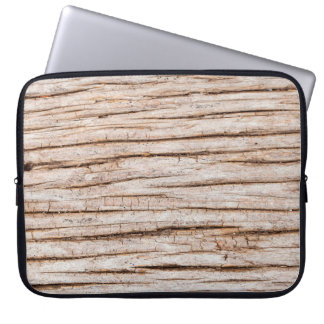 dunkle Holzstruktur. Abstrakter Hintergrund Vintag Laptopschutzhülle