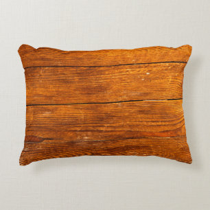 Dunkle Holzstruktur. Holzbraun. Hintergrund Dekokissen