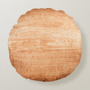 Dunkle Holzstruktur mit der alten Natur Rundes Kissen