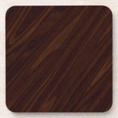 Dunkle Holztextur Untersetzer (Vorderseite)