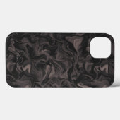Dunkle Kaffeewirbel-Ästhetik iPhone 13 Hülle (Rückseite (Horizontal))