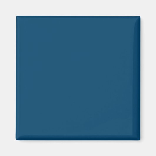 Dunkle kaiserlich blaue Coole Farbgestaltung Magnet (Vorne)