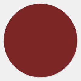 Dunkle Kastanie, dunkle Mauve, trübe Lila, Runder Aufkleber