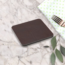 Dunkle Kastanienbraun Imitate Leder