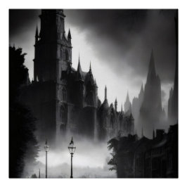 Dunkle Kathedrale: Geheimnisse im Nebel Poster