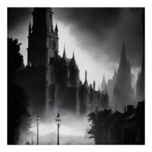 Dunkle Kathedrale: Geheimnisse im Nebel Poster