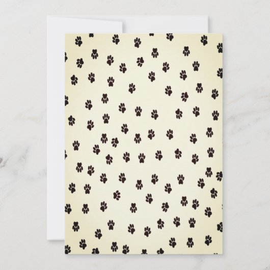 Dunkle Katze Geburtstagsfeier Einladung (Rückseite)