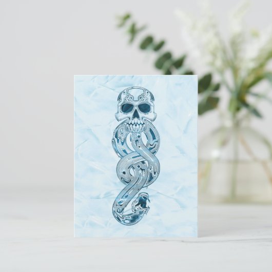 Dunkle Kennzeichen-Grafik Harry Potters | Postkarte (Stehend Vorderseite)