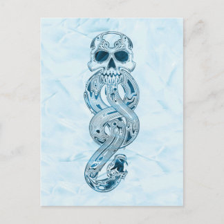 Dunkle Kennzeichen-Grafik Harry Potters | Postkarte