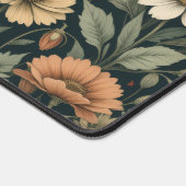 Dunkle Kernmatte, Blumenmatte, botanische Struktur Schreibtischunterlage (Ecke)