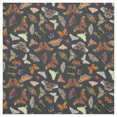Dunkle Kernmotten Natur Stoff (Muster)