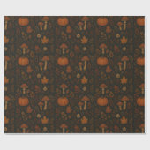 Dunkle Kernspannungsanlage Rustikale Wildblume und Geschenkpapier (Flach)