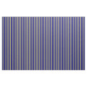 Dunkle Khaki- und Blaugestreifte Muster Stoff (Fat Quarter (45,7 x 55,9 cm))