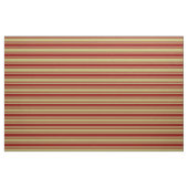 Dunkle Khaki und dunkle rote Linien Stoff (Fat Quarter (45,7 x 55,9 cm))