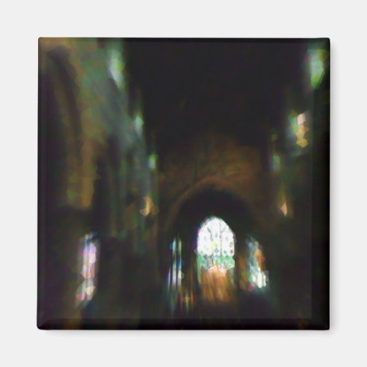 Dunkle Kirche Magnet (Vorne)