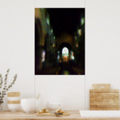 Dunkle Kirche Poster (Küche)