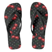 Dunkle Kirschen Badesandalen (Fußbett)