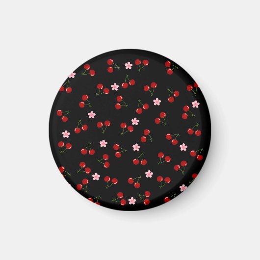 Dunkle Kirschen Magnet (Vorne)