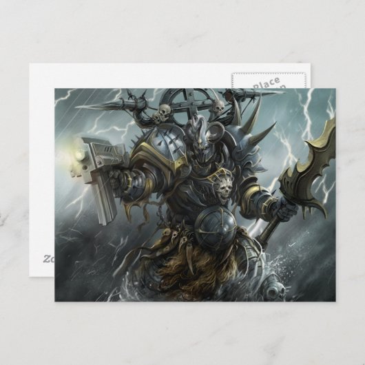 Dunkle Kommandos, Postkarte (Vorne/Hinten)