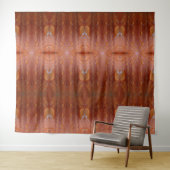 Dunkle Koralle Wandteppich (Beispiel (Horizontal))