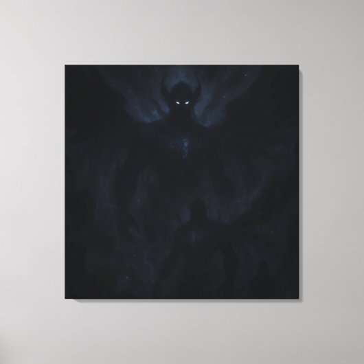 Dunkle kosmische Energie-Wandkunst Leinwanddruck (Vorderseite)