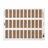 Dunkle Kraft Rücksendeadresse Ahornsirup Nutrition (Vorne)