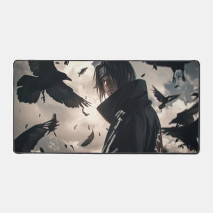 Dunkle Krähe Shinobi - Geheimnisvolle Ninja Aura Schreibtischunterlage