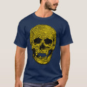 Dunkle Kunst Gothic Cranium Vector Illustration Ge T-Shirt (Vorderseite)