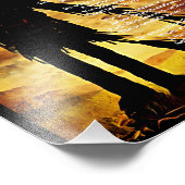 dunkle Kunst und Gedicht Creepy Scarecrow Horror A Fotodruck (Ecke)