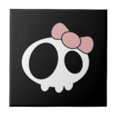 Dunkle Lady Keramik Tile Fliese (Vorderseite)