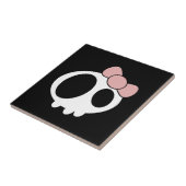 Dunkle Lady Keramik Tile Fliese (Seite)