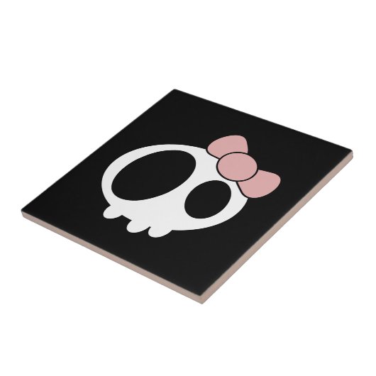 Dunkle Lady Keramik Tile Fliese (Seite)