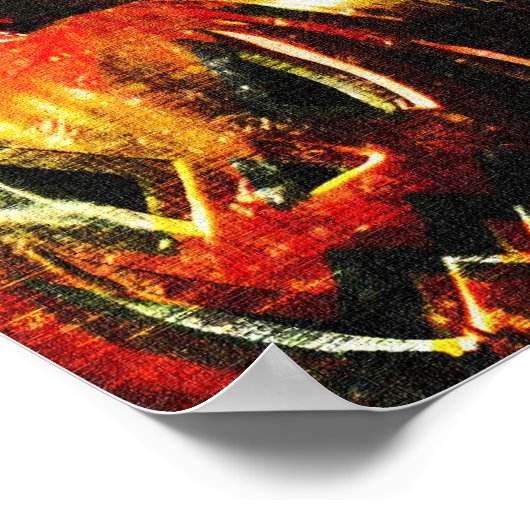 Dunkle Lady von Halloween Poster (Ecke)