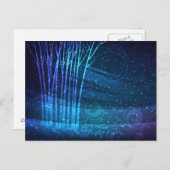 dunkle Landschaft Postkarte (Vorne/Hinten)