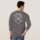 Dunkle lange Hülse ASF T-Shirt (Schwarz voll)
