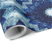 Dunkle leuchtende Sterne...... Geschenkpapier (Rolleneckpunkt)