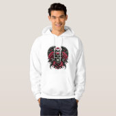 Dunkle Liebe und ewige Rebellion Hoodie (Vorne ganz)