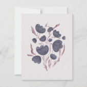 Dunkle Lila Blume Ästhetik (Vorderseite)