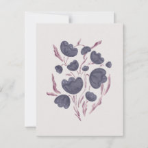 Dunkle Lila Blume Ästhetik