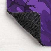 Dunkle Lila Camouflage mit benutzerdefiniertem Tit Mousepad (Ecke)