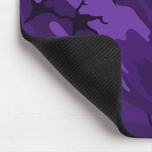 Dunkle Lila Camouflage mit benutzerdefiniertem Tit Mousepad (Ecke)