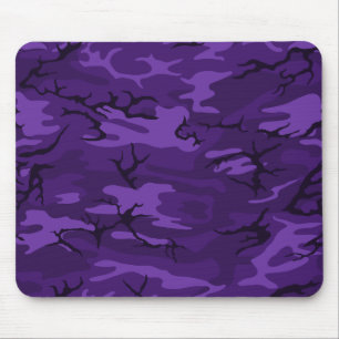 Dunkle lila Camouflage Mousepad
