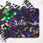 Dunkle Lila Funkeln Mousepad