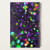 Dunkle Lila Funkeln Planer (Rückseite)