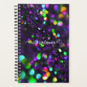 Dunkle Lila Funkeln Planer (Vorderseite)