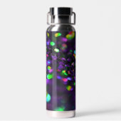 Dunkle Lila Funkeln Trinkflasche (Rückseite)