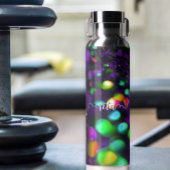 Dunkle Lila Funkeln Trinkflasche