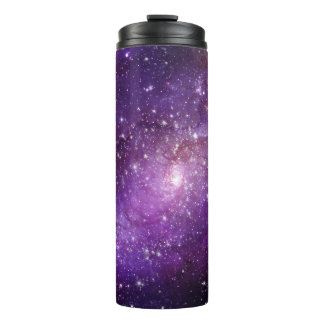 Dunkle Lila Galaxie Starry Night Thermal Tumbler Thermosbecher